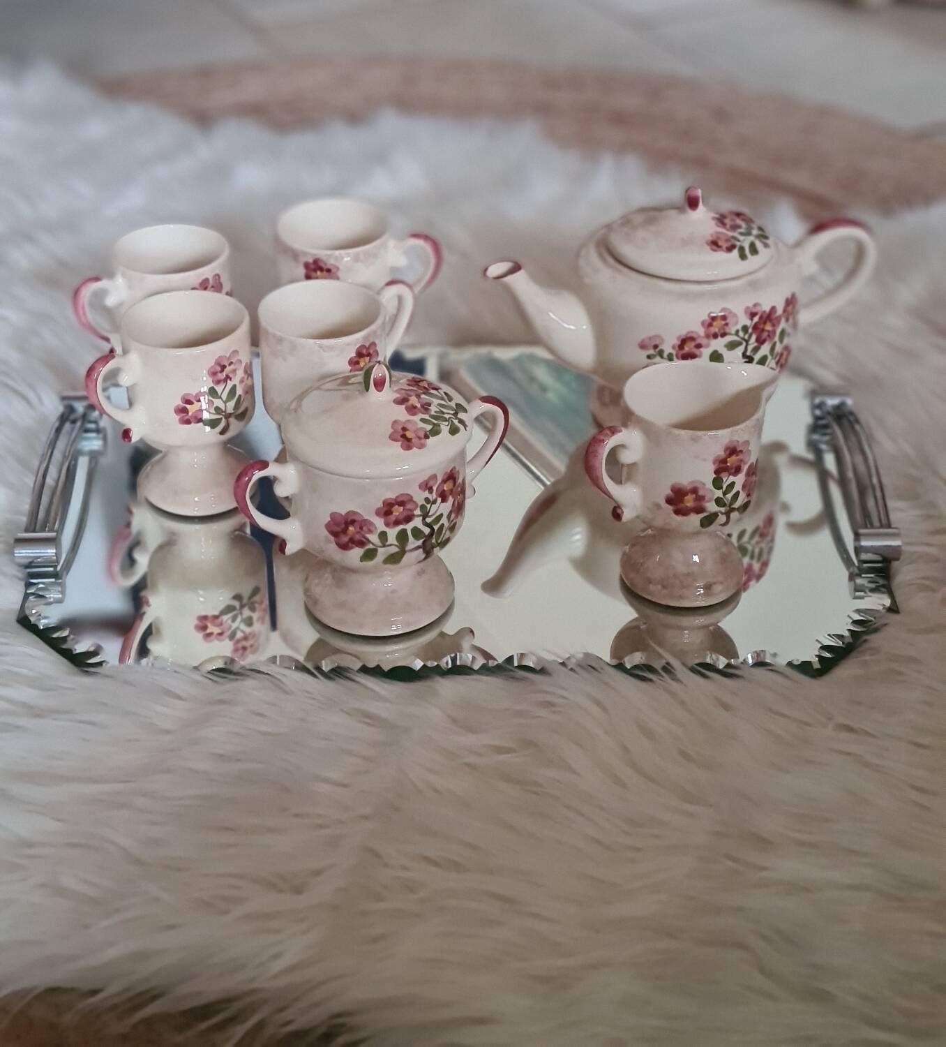 Artisanal ceramic coffee service