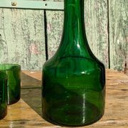 Vintage glass and carafe service