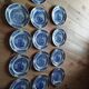 Set of 13 Pyroblan BP Flat Plates | Blue Castle Decor – Brand New Condition