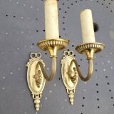Pair of sconces branch