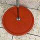 Lampadaire orange de gura leuchten 1960