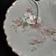 Hollow dish limoges porcelain france flowers xxth