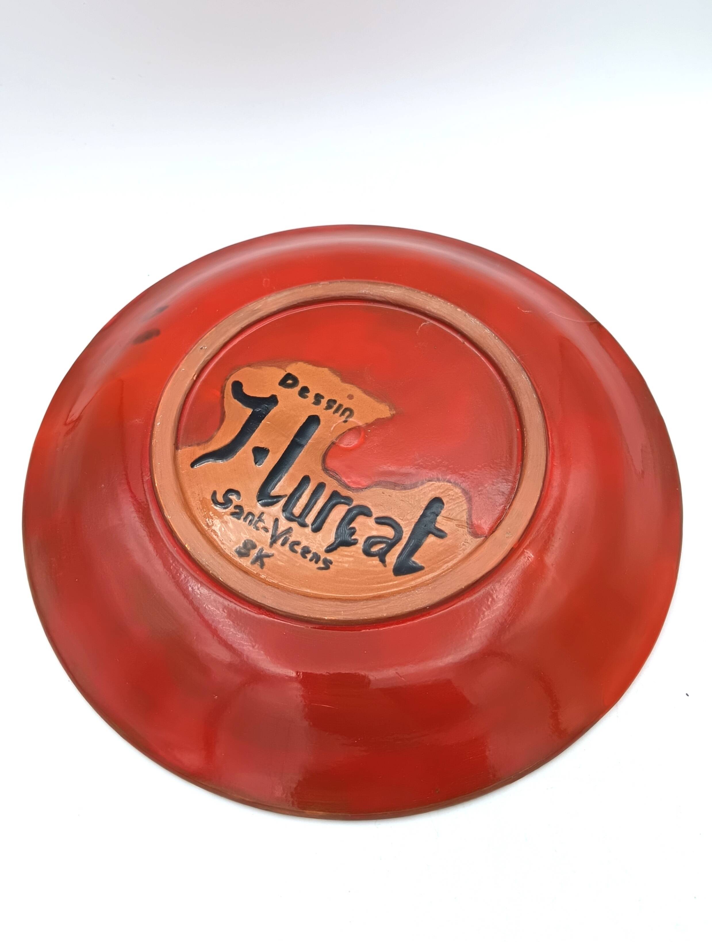 Ceramic plate by Jean Lurçat