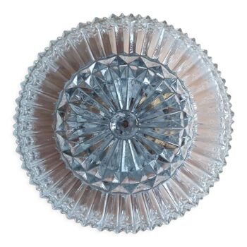 Plafonnier en verre ciselé