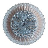 Plafonnier en verre ciselé