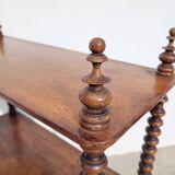 19th century shelf with walnut rosary