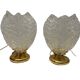 Lampes de table en verre de Murano, Ensemble de 2