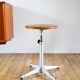 Industrial workshop stool, Made in France, adjustable height, 1970