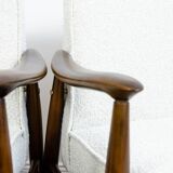 Mid-century armchairs GFM-87 by J. Kędziorek, GFM, Poland, 1960s, set of 2