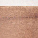 View of the Gulf of Naples, oil painting on board, Italy early 20th century, signed