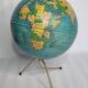 Globe earth "Taride" of the 60s in metal on tripod base, 20 cm