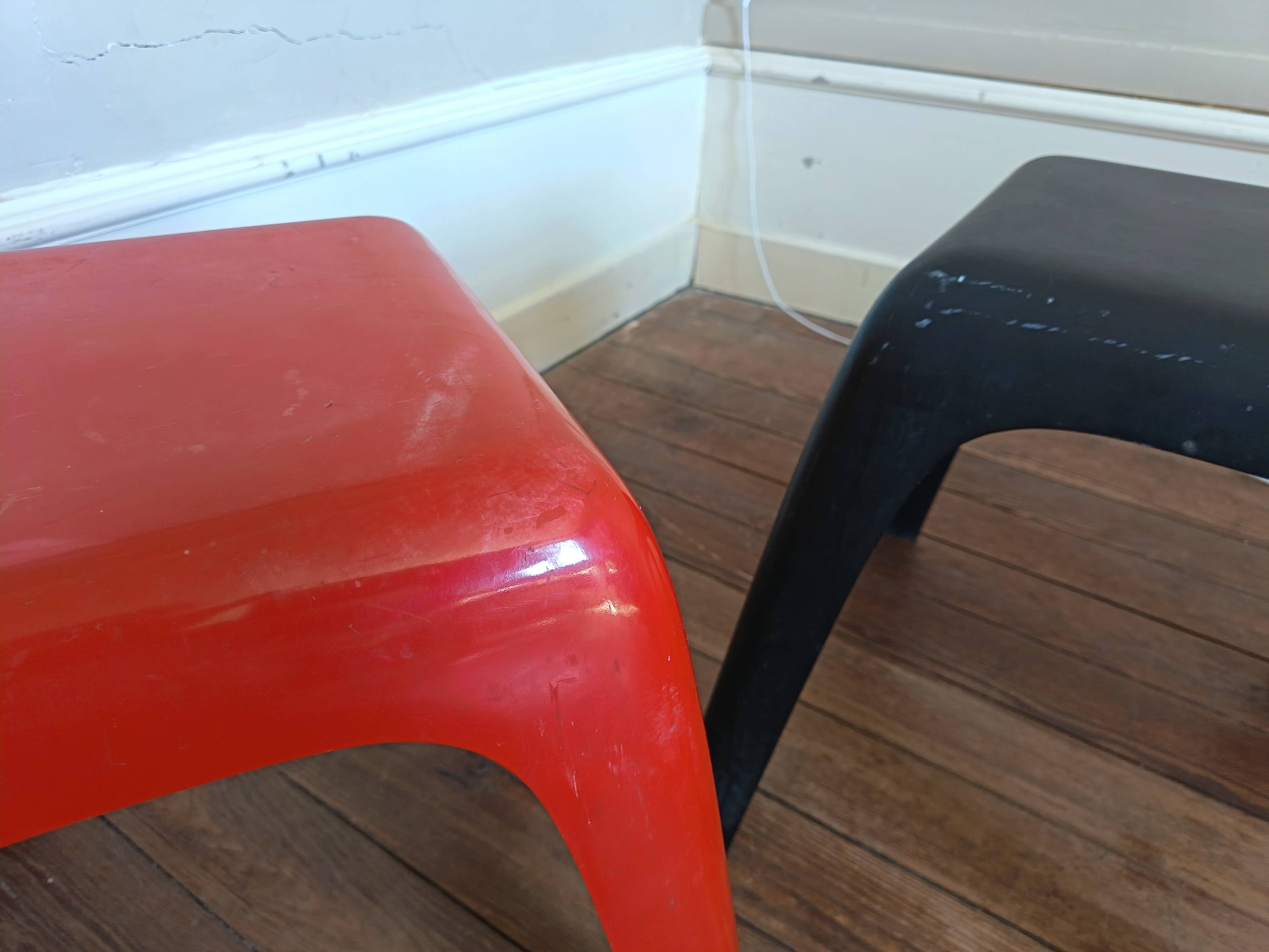Seventies Small Stools by Valenti - Milan