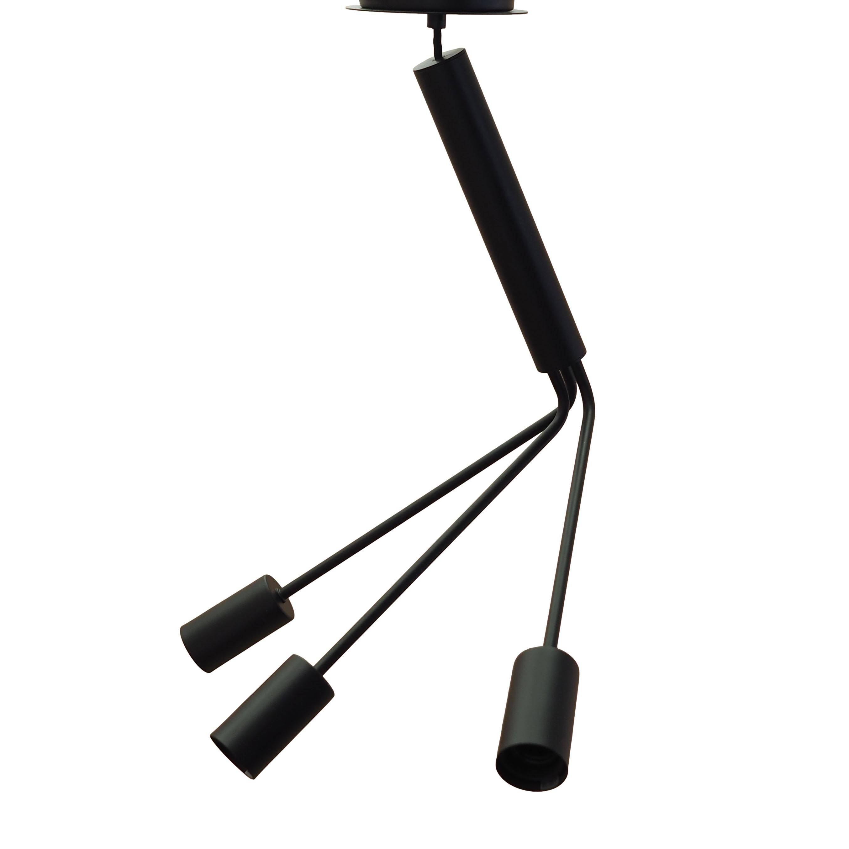 Frandsen pendant lamp black metal three arms 2000s