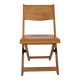 Paire de 3 chaises des années 60, design danois, pliantes, contreplaqué