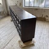Brutalist sideboard attributed to De Coene, 1970s
