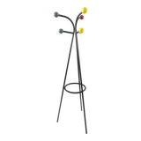 Large free standing colourful fifties coat rack by Roger Feraud