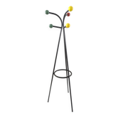 Large free standing colourful fifties coat rack by Roger Feraud