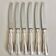 6 vintage stainless steel knives