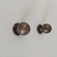 Pair of antique bronze furniture handles.