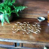 Under vintage brass plated