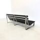 Vintage slatted bench by Kho Liang Ie for Artifort