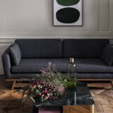 Canapé 210 Tissu Anthracite