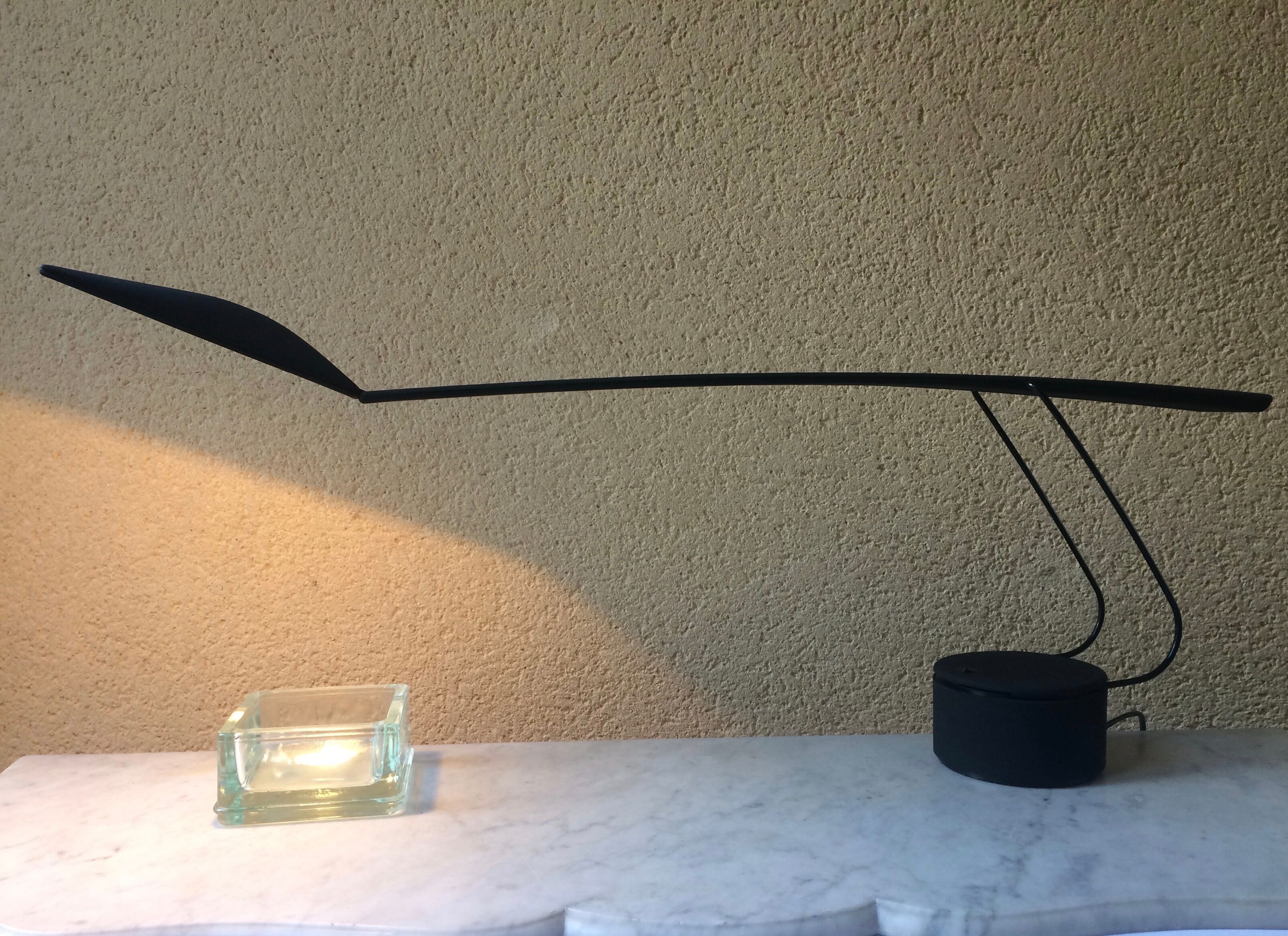 Office lamp Dove design Mario Barbaglia - Marco Colombo italianaluce vintage 80