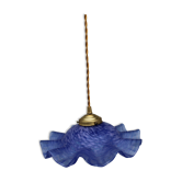 Blue Clichy glass suspension
