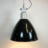 Large Industrial Enamel Factory Pendant Lamp from Elektrosvit, 1960s