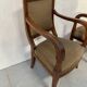 Set of six 19th century mahogany Restoration armchairs