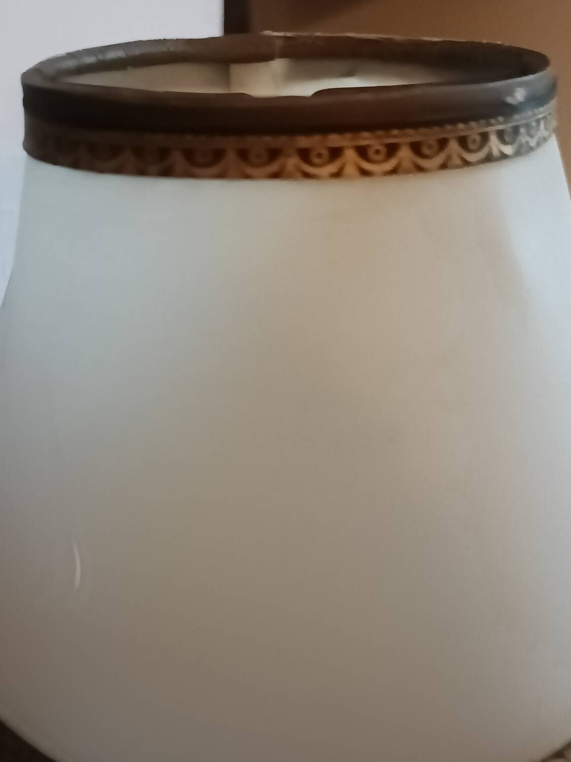 Petite lampe en cristal, art déco