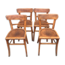4 chairs bistro baumann 1950