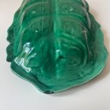 Vallauris ceramic leaf dish