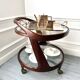 Cesare Lacca rolling coffee table service trolley