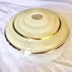 Set of 2 vintage glass lampshades