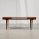 1950s Danish Teak Coffee Table with Drawers and Pull-Out Tray