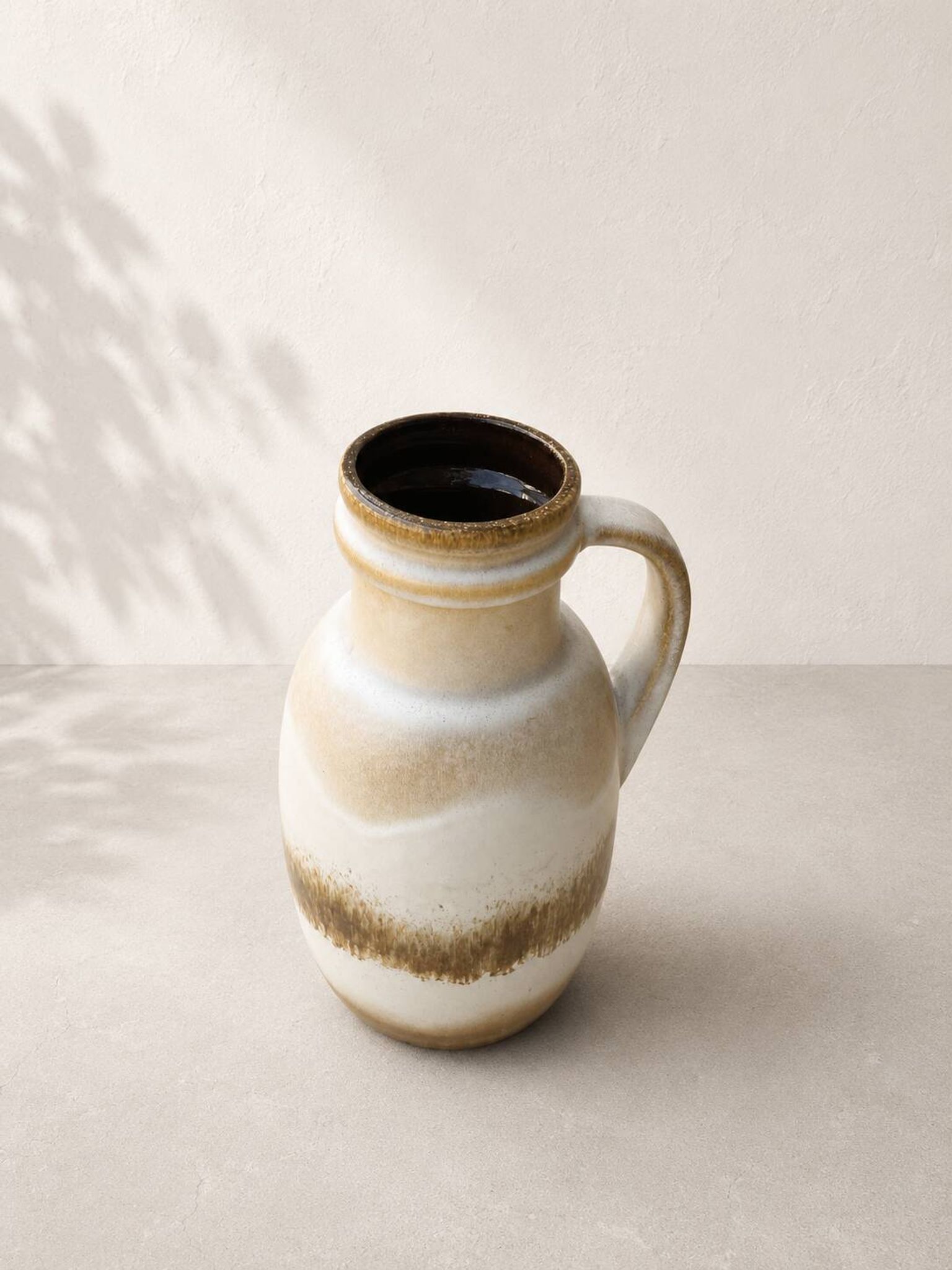 Vase West Germany en grès émaillé — Scheurich Keramik modèle 417-42