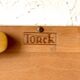 Torck - vintage wooden bed tray with reading tablet - made in belgium - 1950s