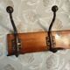 Old coat rack with 5 hooks