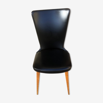 Black skai chair