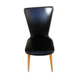 Black skai chair