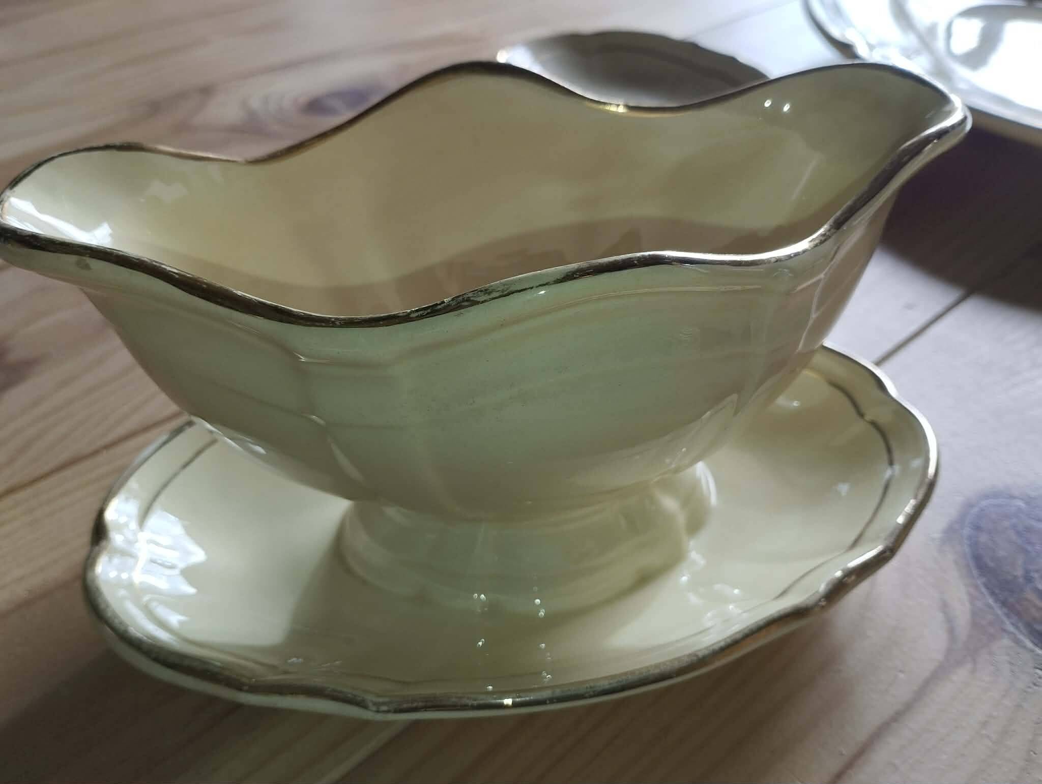 Antique gien table service – niderviller model – exceptional set