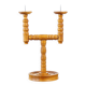 Mid-century wooden candle holder, Czechoslovakia, 1950s