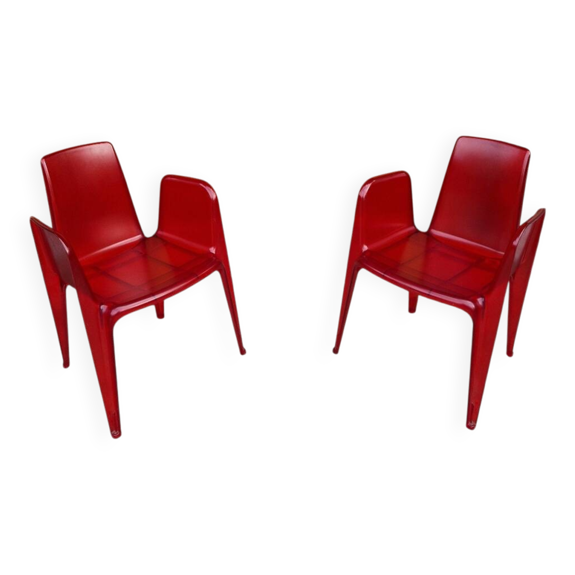 2 designer armchairs c Bella Rifatta by William Sawaya for Sawaya