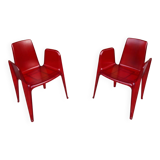 2 designer armchairs c Bella Rifatta by William Sawaya for Sawaya