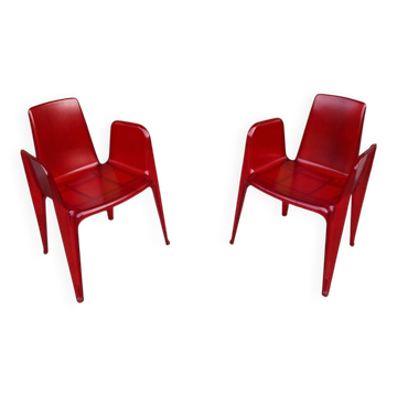 2 designer armchairs c Bella Rifatta by William Sawaya for Sawaya