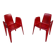 2 designer armchairs c Bella Rifatta by William Sawaya for Sawaya
