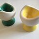 Pair of egg cups modernists workshop ceramic 50