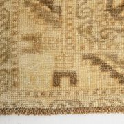 7x10 Vintage Cream & Brown Persian Rug, 205x316Cm