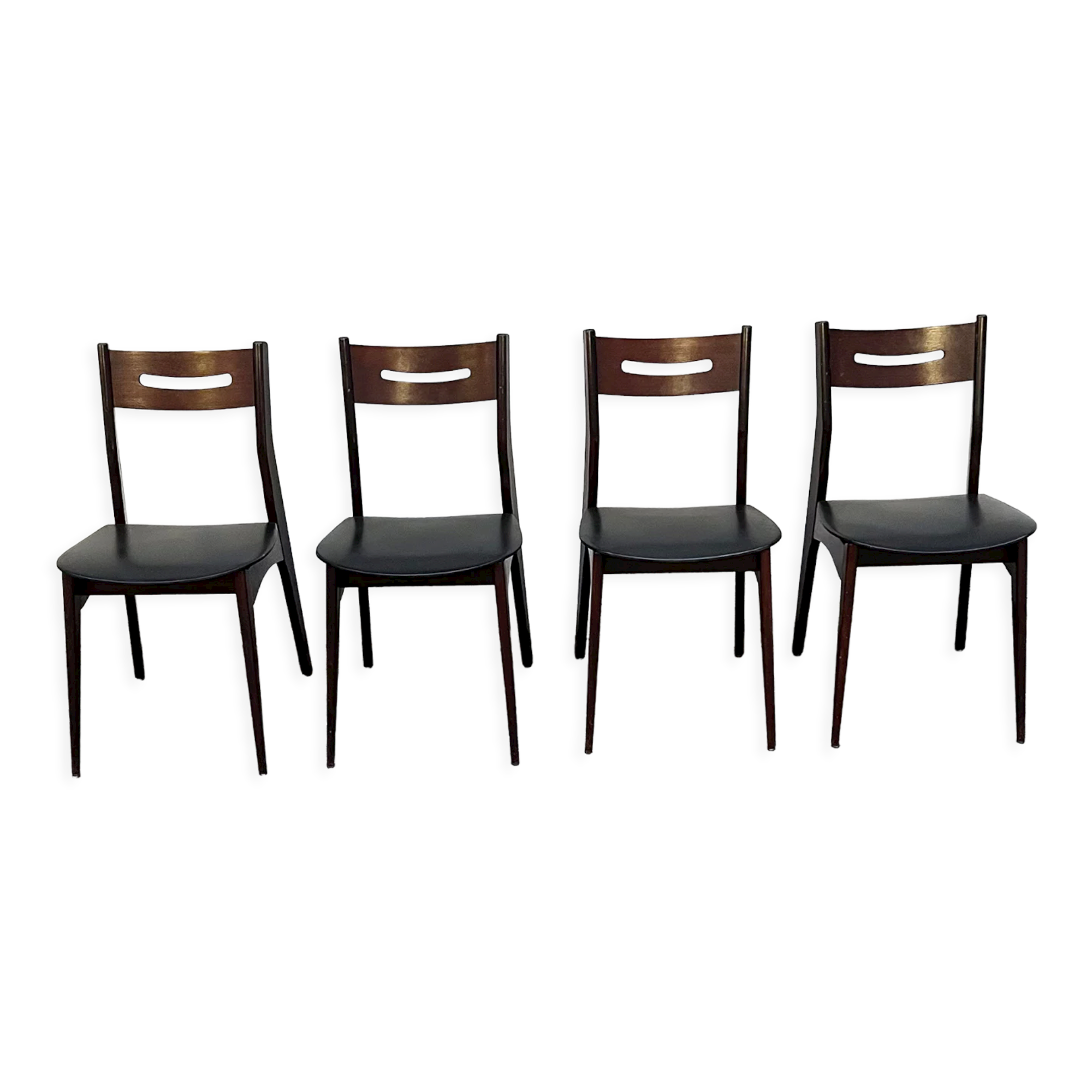 Series of 4 Scandinavian chairs